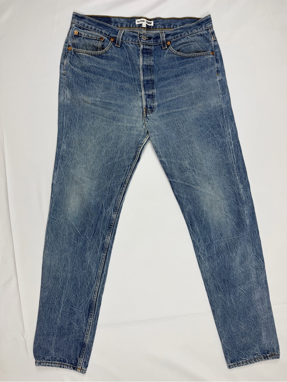 RE/DONE x Levi’s 501 Jeans 29 Vintage High Rise Straight Button Fly USA